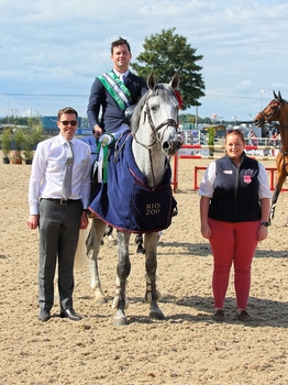 Ben Walker wins the British Horse Feeds Speedi-Beet HOYS Grade C Qualifier at the Royal Highland Show